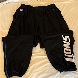Detroit Lions Black Men’s Athletic Pants with NFL Logo